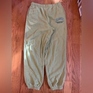Pacsun green joggers, women’s M